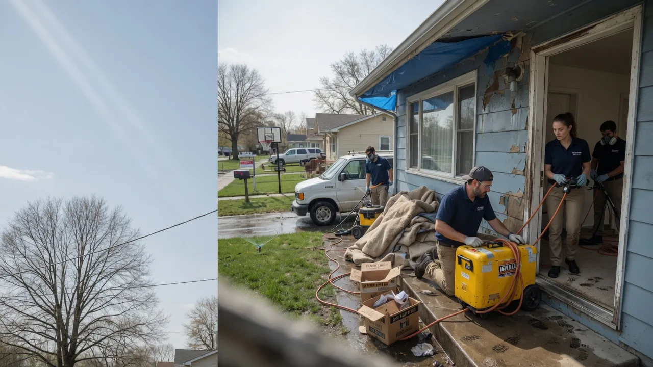 Basement Flood Cleanup in Cogswell, ND near me